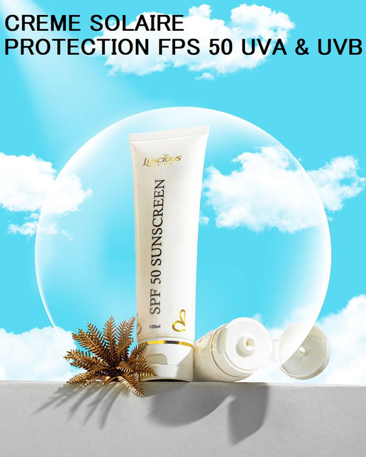 Crème Solaire Haute Protection 50FPS UVA & UVB