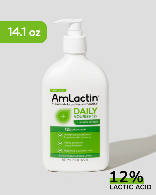 Amlactin Lotion nourrissante quotidienne avec 12 % d'acide lactique L'EXFOLIANT AU QUOTIDIEN