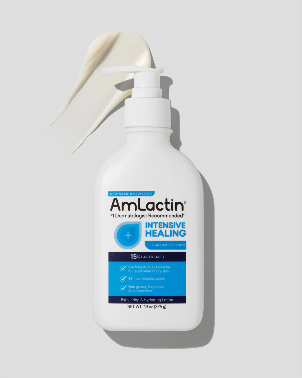 Amlactin Lotion cicatrisante intensive à 15% d'acide lactique CIBLER UNE TEXTURE DURE