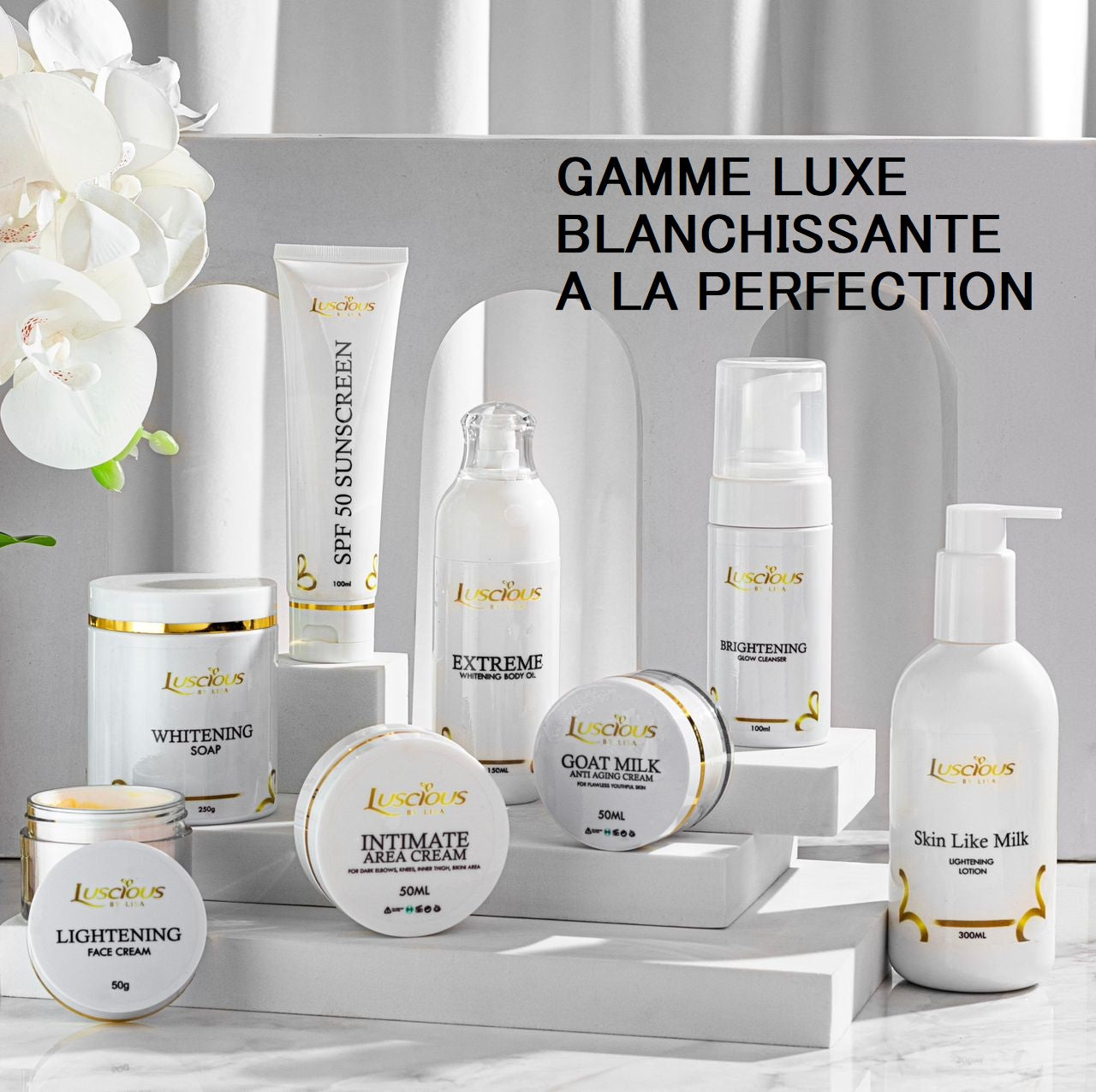 Luscious Gamme Luxe Blanchissante à la Perfection